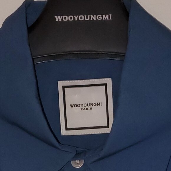 WOOYOUNGMI Blue Button Up Shirt - Picture 4 of 5